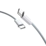 Dudao Dátový kábel L6C / USB-C / USB-C / 30W / 1 m / svetlá modrá (156063)