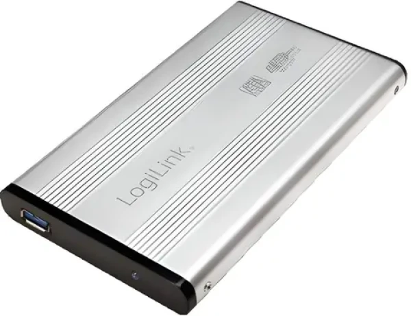 LogiLink UA0106A strieborná / Externý box / 2,5" HDD/SSD / SATA / USB 3.0 (UA0106A)