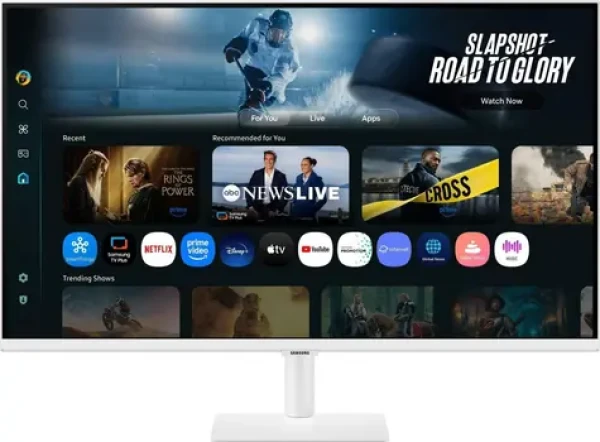 32" Samsung SMART M7 LS32FM703UUXEN biela / Monitor / VA / 3840x2160 / 16:9 / 60Hz / 300cd-m2 / Wi-Fi + BT + Tizen / VESA (LS32FM703UUXEN)