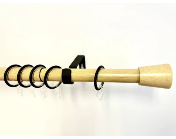 Garnýža Jana 190-360 cm, imitácia bukového dreva%