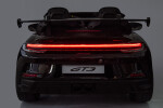 Mamido Mamido Elektrické autíčko Porsche 911 GT3 XXL | 24V14Ah | 12km/h | Nafukovacie kolesá | 2x320W | Pre 2 deti | Lakované čierne