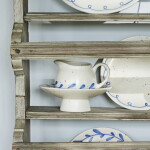 Strömshaga Kameninový džbán na mlieko Viola Leaf Blue