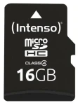 INTENSO microSD 16GB / Pamäťová karta / microSDHC / Class 4 / SD adaptér (3403470)