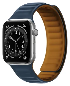 Hurtel Magnetic Strap Apple Watch 41mm modrá / Remienok / Magnetický / M/L