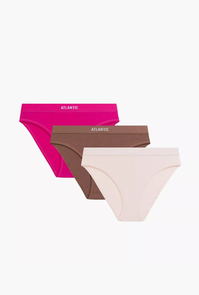 Dámske nohavičky 3CLP-012/L26 Sport A3 S–XL – Atlantic L hnědo-růžová