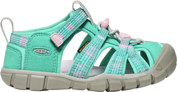 KEEN Seacamp II CNX Children Detské sandále bright aqua/giggle pink 31 10054602KEN01SD