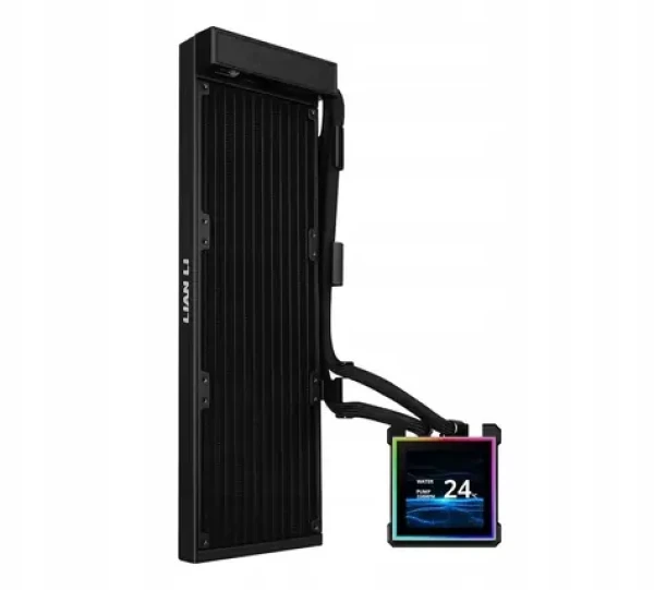 Lian Li HydroShift II LCD-S 360 Fanless / AiO vodné chladenie / 360 mm / LCD / bez ventilátorov / Intel + AMD (G89.GHS2LCDS36NB.00)