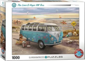 EUROGRAPHICS Puzzle VW Bus - Láska a nádej