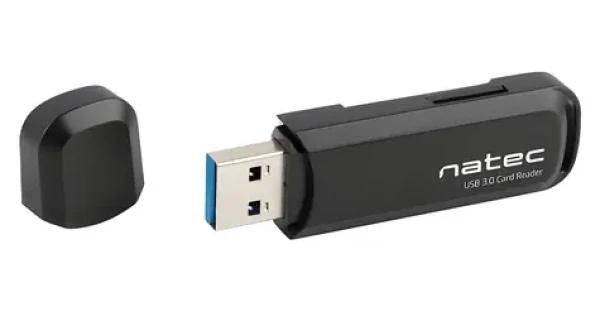 Natec Scarab 2 čierna / Čítačka pamäťových kariet / USB-A / USB 3.2 Gen 1 / SD, microSD (NCZ-1874)