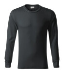 Tričko Resist LS unisex ebony gray 3XL