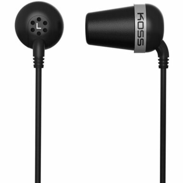 Koss Plug Color čierna / Špuntové slúchadlá / 3.5mm jack / 1.2m / bez kódu (THE PLUG)