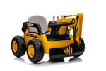Mamido Mamido Detský elektrický bager CAR-26B žltý | 4x4 | RC 2.4Ghz | EKO koža | 12V10Ah