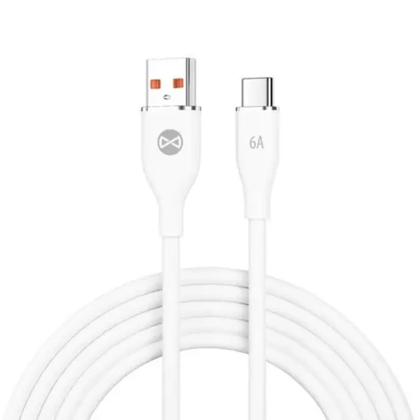 Forever dátový kábel USB-USB-C biely / 1m / 66w (GSM177581)