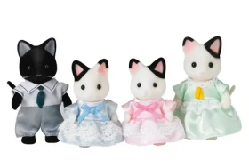 Sylvanian Families Rodina mačiek s čiernym kocúrom