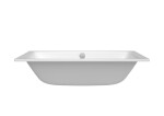 Obdĺžniková vaňa SAT Feel 180x80 cm smaltovaná oceľ ľavá aj pravá SATVFEEL180DUO SATVFEEL180DUO