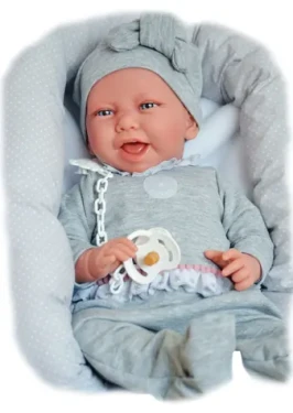 Antonio Juan 33228 CARLA - realistická bábika bábätko s mäkkým látkovým telom - 42 cm