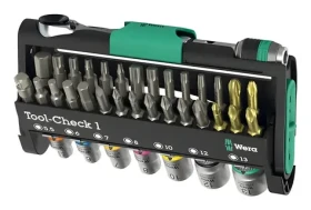 Wera Sada náradia Tool-Check 1 / 38 dielov / Bity, račňa a nástrčné kľúče / Skladací držiak (5049050001)