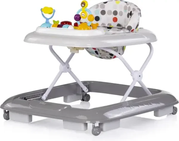 CHIPOLINO Chodítko interaktívne Baby Steps Grey (PRBS02503GY)