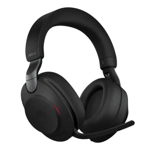 JABRA Evolve2 85 čierna / Slúchadlá / mikrofón / ANC / Bluetooth / MS Teams / stojan (28599-999-889)