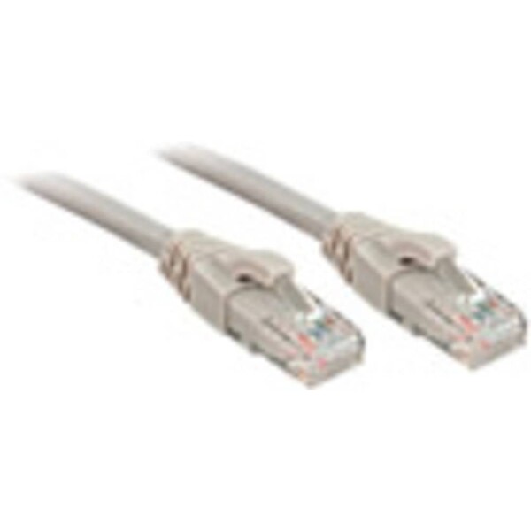 LINDY 48009 RJ45 sieťové káble, prepojovacie káble CAT 6 U/UTP 20.00 m sivá 1 ks; 48009