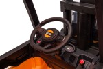 Mamido Detský elektrický vysokozdvižný vozík JCB žltý