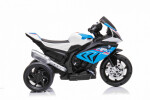 Mamido Mamido Detská elektrická motorka BMW HP4 2x45W | EKO koža modrá