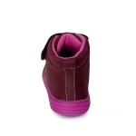 Dievčenské celoročné barefoot topánky Bugga KAMA Burgundy B00200-07 - 31