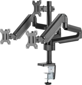 Deltaco Monitora stativs Triple Gas Spring Deltaco