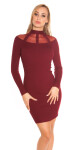 Sexy KouCla Ripp knit dress with mesh Einheitsgroesse