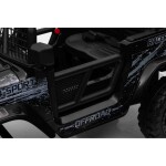 Mamido Mamido Elektrické autíčko OFF ROAD EXTREME 4x4 čierne 24V | 200W | 50 kg | EVA | LED | 2,4 Ghz | ECO koža
