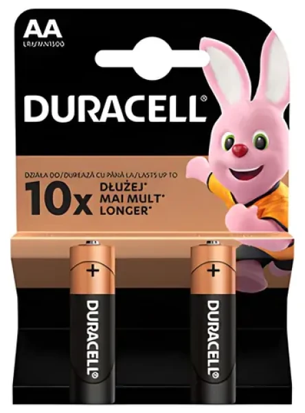 Duracell Basic AA / Batéria / Alkalická / 1,5 V / 2 ks (42301)