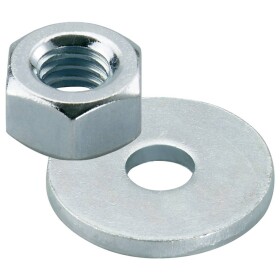 Fischer 510515 šesťhranné matice ocel glavanizované zinkom 25 pár; 510515