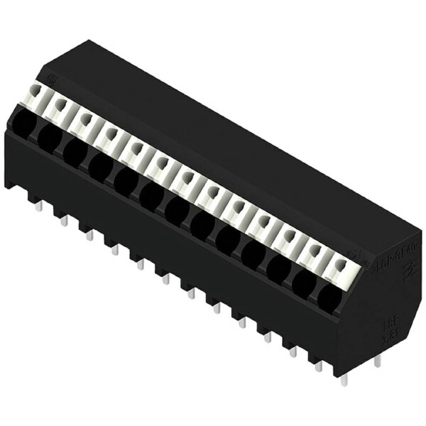 Weidmüller 2087710000 skrutkovacia svorka 1.5 mm² Pólov 13 čierna 190 ks; 2087710000