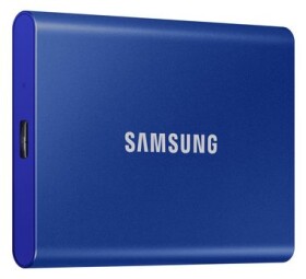 SAMSUNG T7 Externý SSD disk 2TB modrá / Externý SSD / R: 1050 MBs amp; W: 1000MBs / USB-C / 3y (MU-PC2T0H/WW)