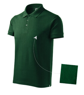 Bavlnené polo tričko tmavozelené 2XL