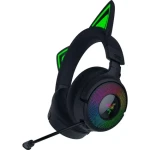 Razer Kraken Kitty V3 Pre čierne / bezdrôtové herné slúchadlá / mikrofón / 2.4GHz / Bluetooth / RGB (RZ04-05170300-R3M1)