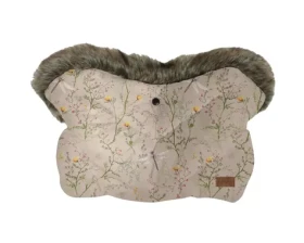 KikkaBoo Rukavice na kočík Luxury Secret Garden Beige (31108040156KB)