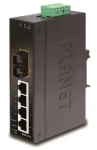 Planet ISW-511 / Switch priemyselný / 4X 10/100 RJ-45 / 1x 100FX MM 2km / DIN lišta / IP30 (ISW-511)