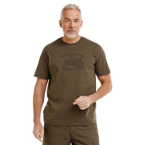 Bushman Pánske tričko Legend Zetor 25, khaki XXXL