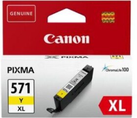 Canon CLI-571XL Toner, farba Žltý, z zabezpieczeniem 0334C004