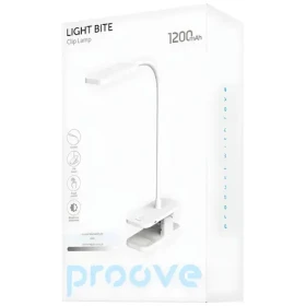 Proove Light Bite biela / Stolová LED lampa / 1200 mAh / 5 W / USB-C (PLLB00010002)