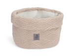 Jollein Košík pletený River Knit Pale Pink / 18 x 14 cm / dopredaj (580-001-65286)