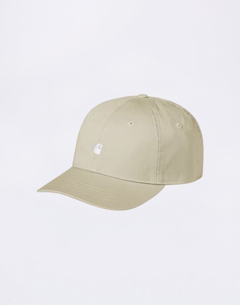Carhartt WIP Madison Logo Cap Stone/White