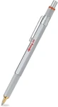 Rotring 800 strieborná / guličkové pero / farba náplne: čierna (2032580)