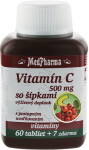 MEDPHARMA Vitamín C 500 mg so šípkami 60 + 7 tabliet ZADARMO