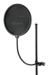 Popkiller pop filter / Pop filter na mikrofón / Ohybný držiak 330 mm / Sieťka O200 mm / Čierna (23966)