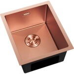 MEXEN - Trixo oceľový drez 1-bowl 370 x 440 mm, meď HC 6412371000-65HC