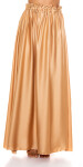 Sexy Satin-Look Maxi Skirt Einheitsgroesse