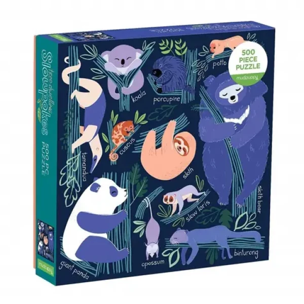 Mudpuppy Puzzle Zdriemnutie na stromoch