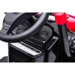 Mamido Detský elektrický traktor s lopatou červený